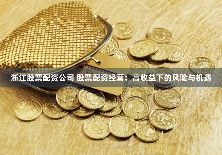 浙江股票配资公司 股票配资经营:高收益下的风险与机遇